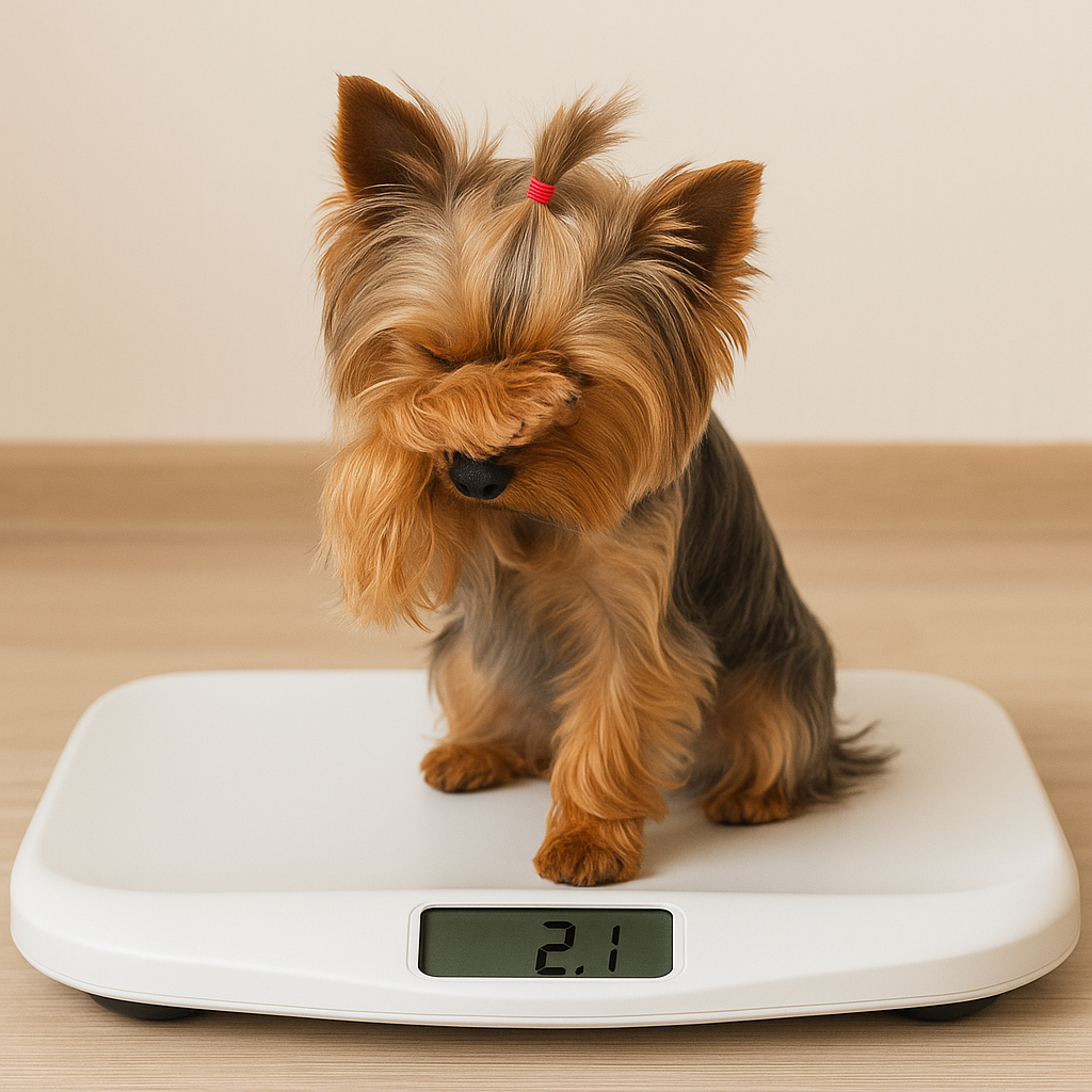 Conoce el peso ideal de un Yorkshire Terrier
