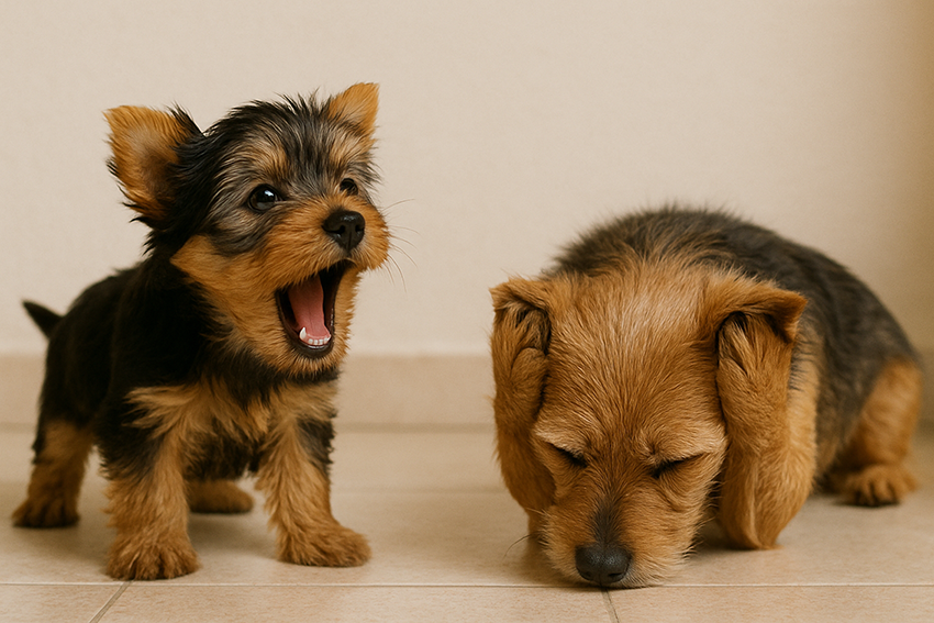 Mi Yorkshire Terrier ladra mucho